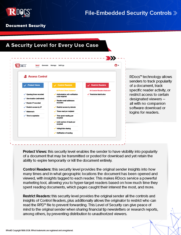 A Security Level for Every Use Case