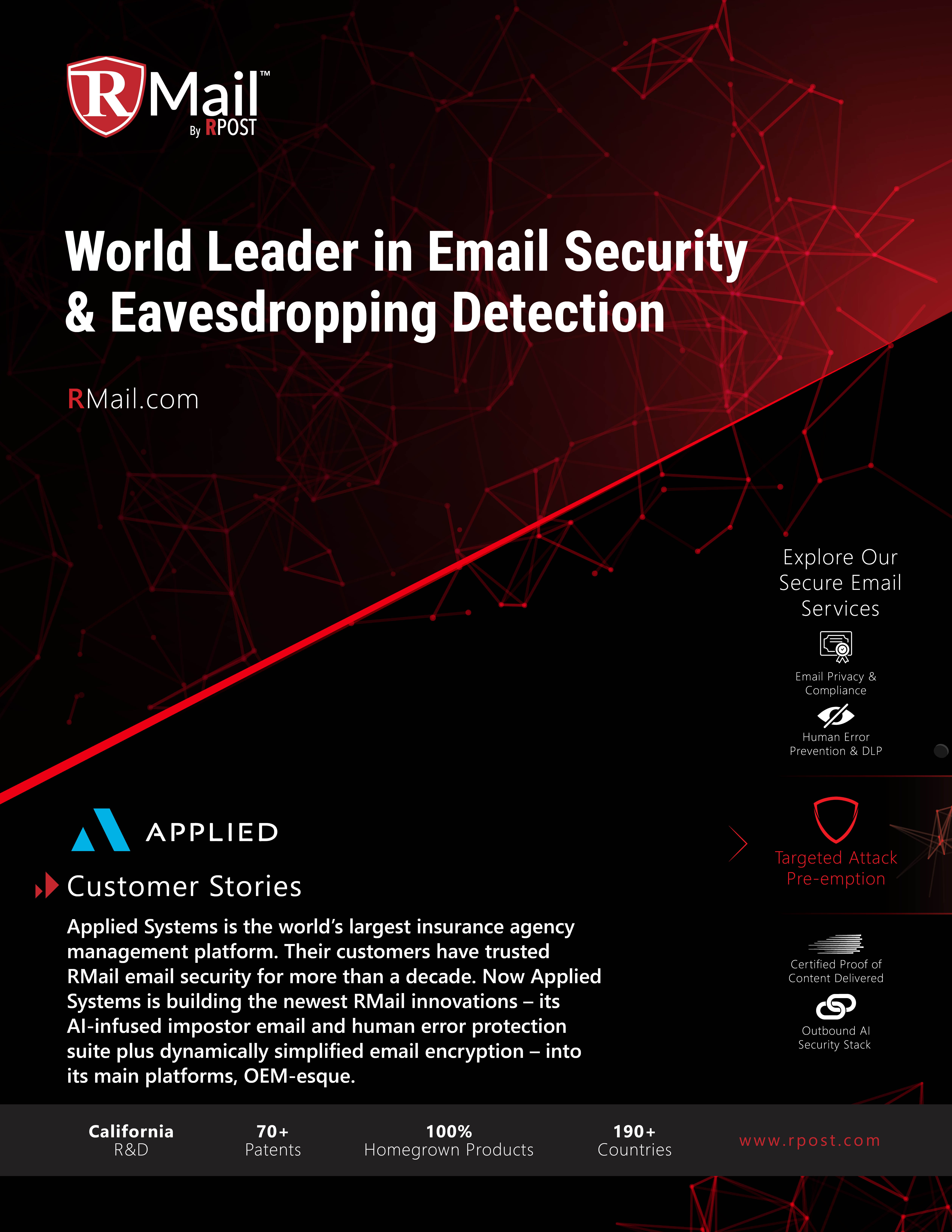 This brochure focuses on unfolding the anatomy of sophisticated cybercrimes and RMail’s PRE-Crime™ module designed to prevent, detect, and disarm such attacks