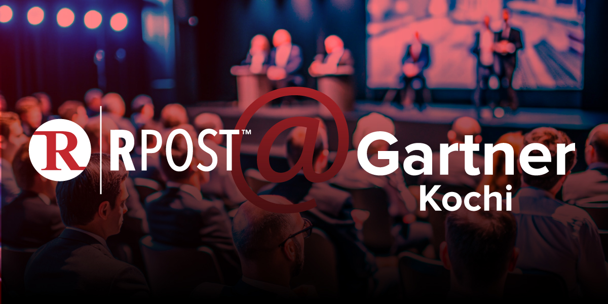 RPost at Gartner IT Symposium/Xpo™ 2025 Conference in Kochi, India