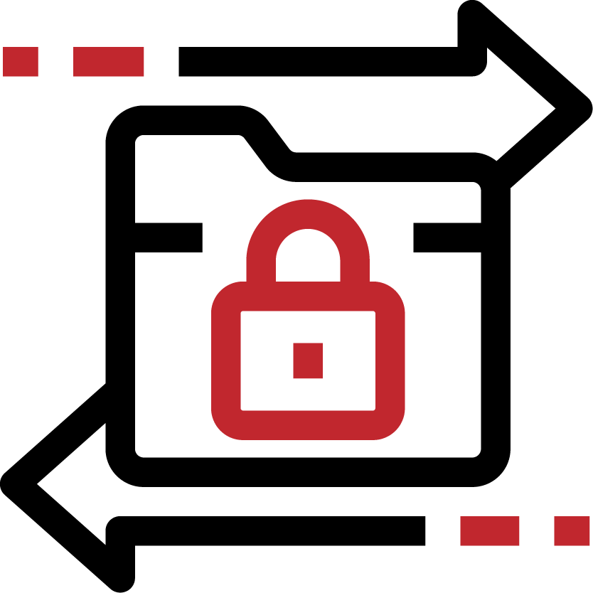 Secure File Share Icon