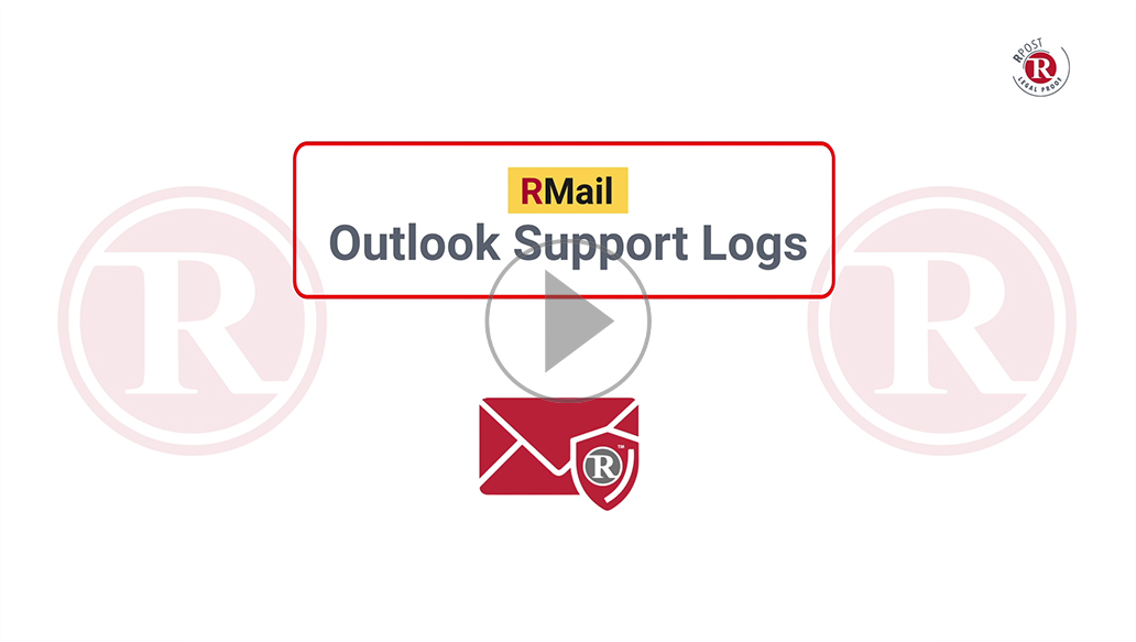 RMail Outlook Support Log RMail Outlook Support Log