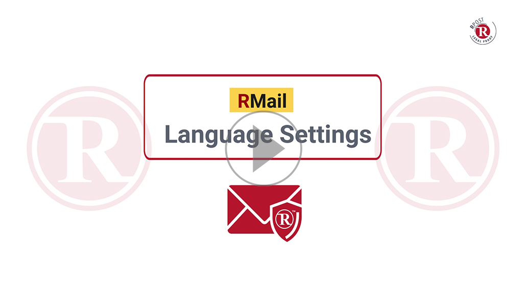 RMail Language Settings