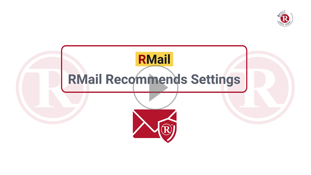 RMail Recommends Settings