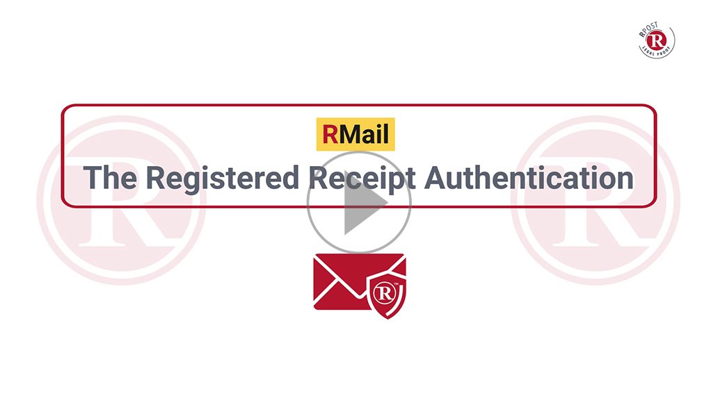 RMail Registered Receipt Authentication RMail Registered Receipt Authentication