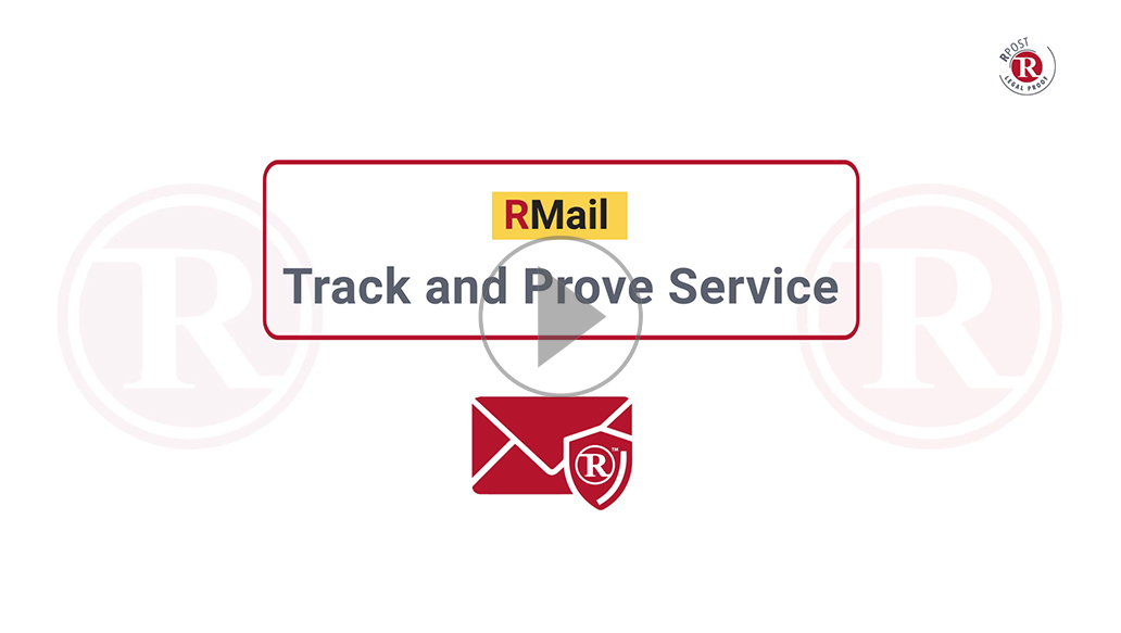 RMail Track and Prove Service RMail Track and Prove Service